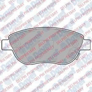 DELPHI LP1990 Fren Balatasi On (136mm) Corsa D 1.3 Cdti 06-